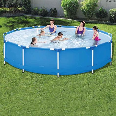 Piscina De Plástico Desmontável 7000l Mor Redonda