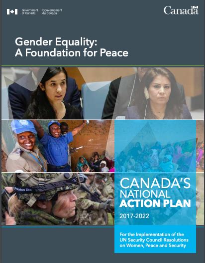 WPSAdvice Canadas National Action Plan On Women Peace And Security