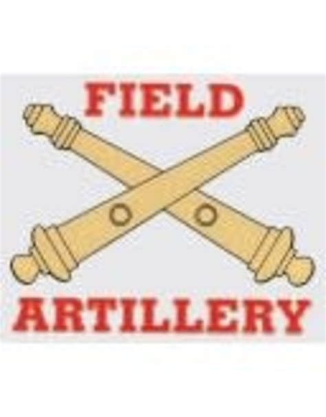 Decal - Field Artillery - Military Outlet