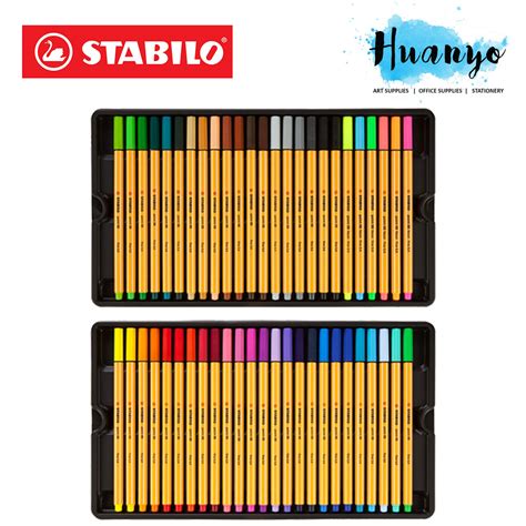 Limited Edition Stabilo Point 88 Fineliner Colour Marker Pen 0 4 Mm