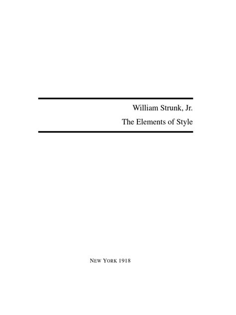 Elements of Style | PDF | Comma | Linguistics