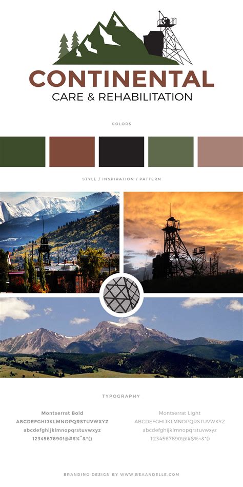 Continental Care and Rehabilitation Brand Board - Bea + Elle | Bea + Elle