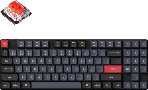 Keychron K Pro Qmk Via Wireless Rgb Hot Swap Gateron Low Profile Red Nordic Pris