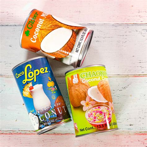 Coconut Milk, Coconut Cream & Cream of Coconut - What's the difference? - Global Kitchen Travels