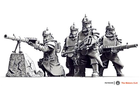 Valour Korps Shock Infantry Heavy Weapons Pwg