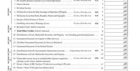 Pa Schedule Rk 1 Form Fill Out Printable PDF Forms Online