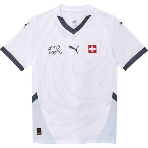 Puma Schweiz Sfv Away Jersey Replica Trikots Puma White Icy Blue