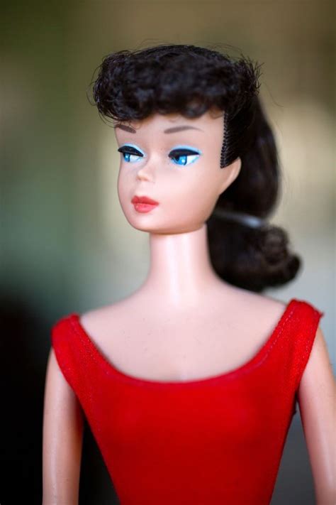 Vintage Brunette Ponytail Barbie Original Excellent Cond