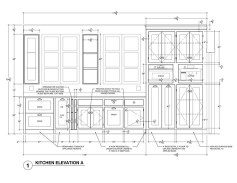 Kitchen Elevation Drawing