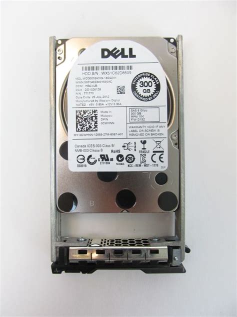 C Ng Hdd Gb Dell K Rpm Gbps Sas Inch Hot Plug Hard Drive