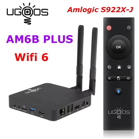 UGOOS-AM6B-Plus-TV-BOX-Amlogic-S922X-J-Android-9-0-DDR4-4GB-RAM-32GB ...