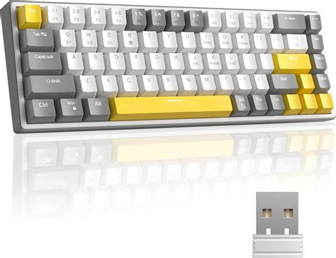 Magegee Wireless Mechanical Gaming Keyboard Keys Hot Swappable Compact Rgb Backlit