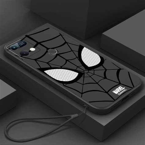 Casing Infinix Hot I Smart Pro Phone Case Fashion Brand Marvel Cool Spider Man Eyes
