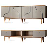 Chest Of Drawers Artdeco Sideboard Chest Of Drawer 3D Model