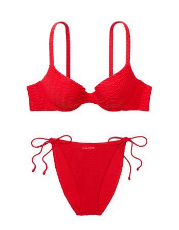 Купальник Mix Match Icon Push Up Bikini Top Side Tie Cheeky Bikini Bottom Lipstick купити