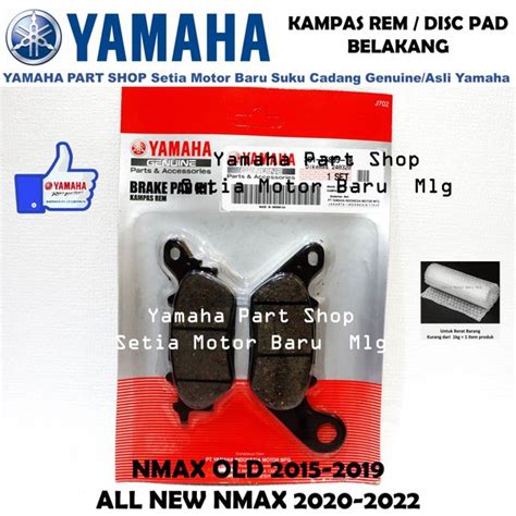 Jual Kampas Rem Disc Pad Belakang Nmax N Max Old Original Asli