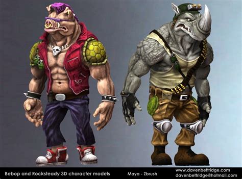 Картинки черепашки ниндзя бибоп и рокстеди - Фото подборки