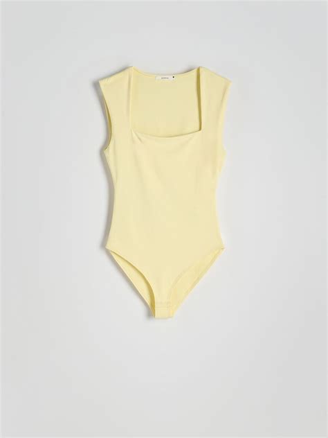 Square Neck Body COLOUR Nude RESERVED ZR X