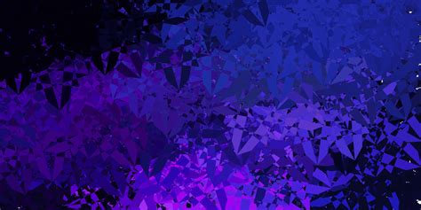 Dark Purple Pink Vector Backdrop With Triangles Lines 2271040 Vector