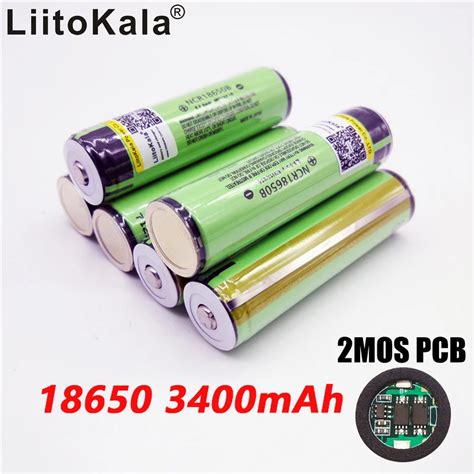 Original Liitokala Mah Battery V Li Ion Rechargebale