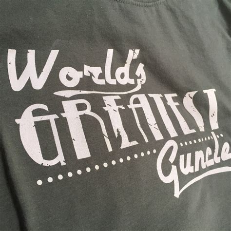 Worlds Greatest Guncle Shirt Gay Uncle Tshirt I Love My Uncle Etsy