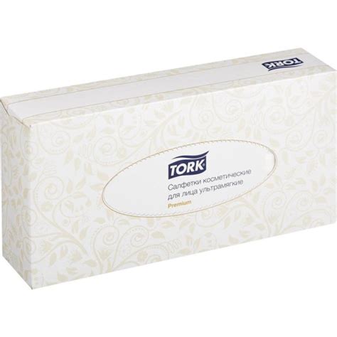 Салфетки косметические Tork Premium 2-сл, 100 листов 660650КТ — купить ...