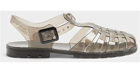 River Island Jelly Sandals In White Lyst