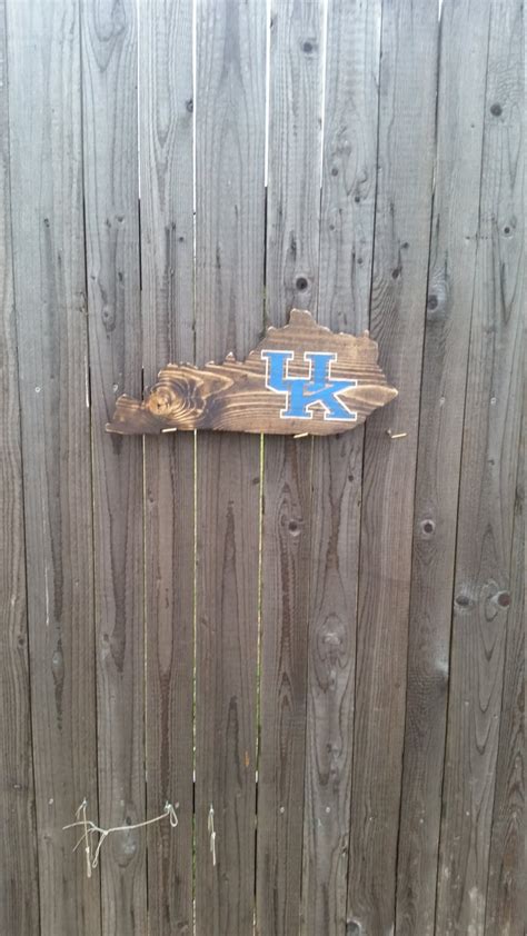 Kentucky State Sign Kentucky Sign University Of Kentucky Uk Etsy