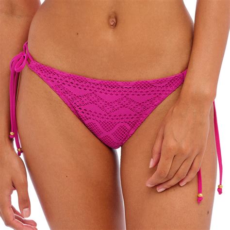 Bas De Bikini En Crochet Avec Nouettes Sundance Orchid Freya Swim