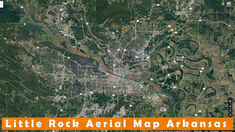 Little Rock, Arkansas Map