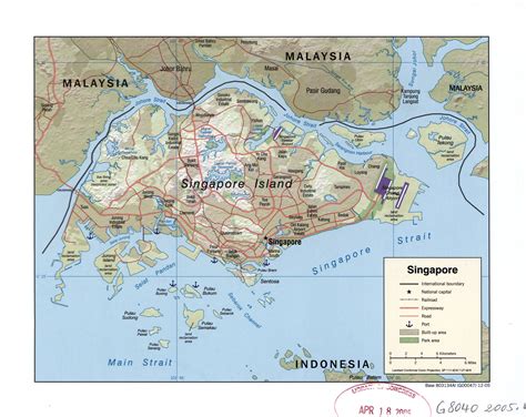 Singapore In World Map Singapore World Map Republic Of Singapore