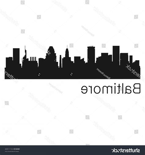 Baltimore Skyline Vector at Vectorified.com | Collection of Baltimore ...