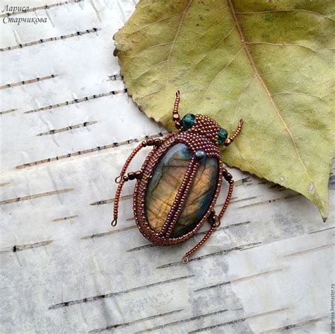 Ярмарка Мастеров - ручная работа, handmade | Бисерные украшения, Брошь ...