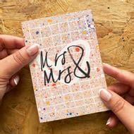 Mrs Mrs Lgbtqa Wedding Card Same Sex Que Folksy