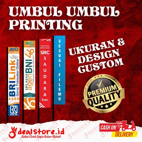 Jual Umbul Umbul Kain Brilink Agen Bni46 Custom Shopee Indonesia