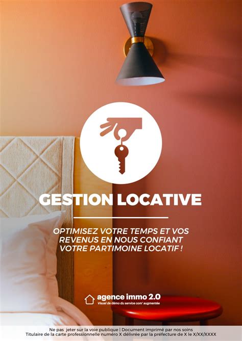 Flyers Pour La Gestion Locative Augment E