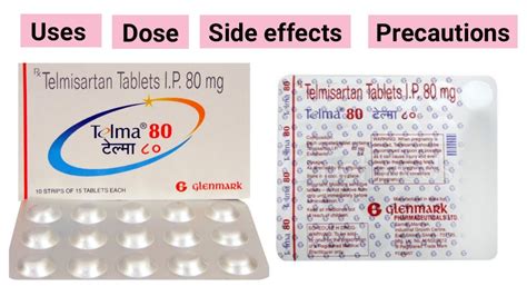 Telma 80 Tablet Uses In Hindi Side Effects Price Precautions Youtube