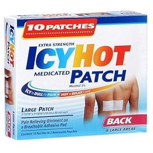 Amazon Icy Hot Medicated Patch For Back And Large Area 10 Patches Health Personal Care