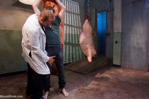 Horny Butcher Fucks His Tied Up Coworker In XXX Dessert Picture 2