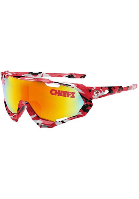 Kansas City Chiefs Red Game Time Camo Sunglasses 16055117