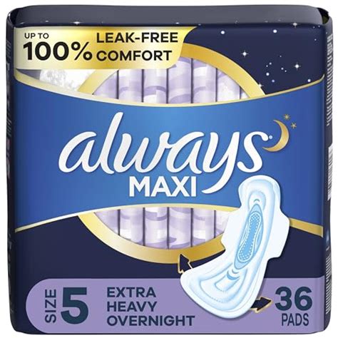 tested  maxi extra heavy overnight pads heres  theyre