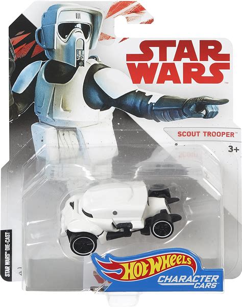 Scout Trooper Star Wars Hot Wheels Tlj Character Cars Fcd