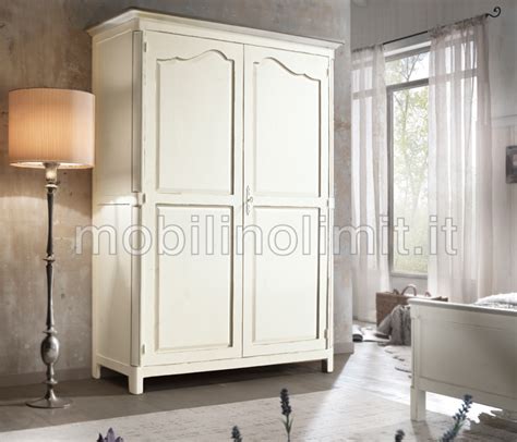 Armadio Shabby 2 Ante Bianco