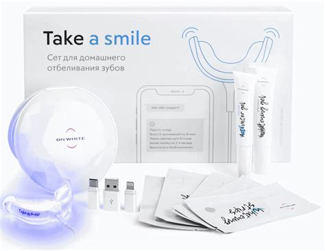 Сет для домашнего отбеливания зубов «Take a smile» - «Простой в ...