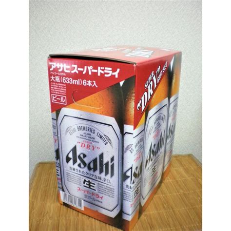 アサヒスーパードライ大瓶ビール6本ギフト 633ml6本入 ビールギフトex 6 Ex6asahibinn 安島酒店 通販