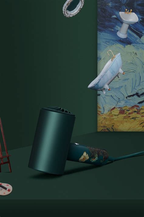 SOOCAS H5 Van Gogh series hair dryer :: Behance