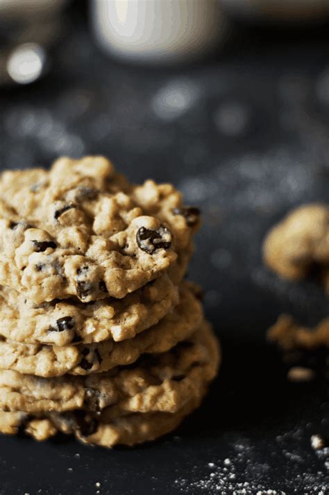 Moms Chocolate Chip Oatmeal Cookies The Butter Half