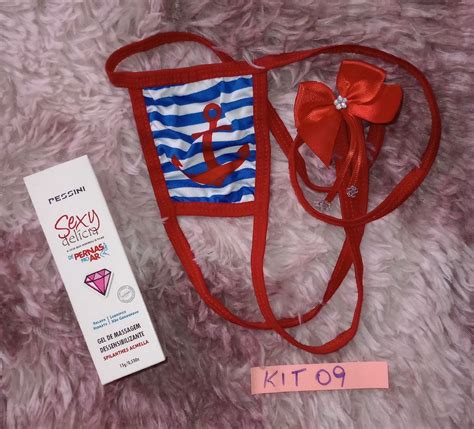 Calcinha Sexy Marinheiro Loucura Prazer Sexy Er Tica Fantasia Lingerie Feminina Nunca Usado