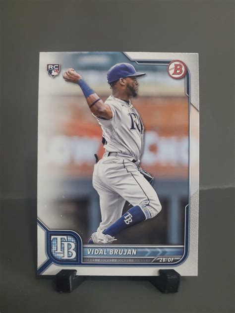 VIDAL BRUJAN 2022 BOWMAN ROOKIE CARD 71 TAMPA BAY RAYS EBay