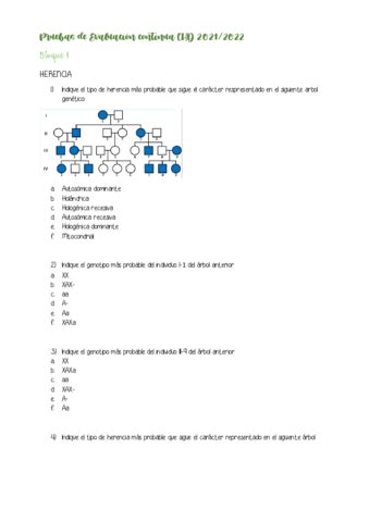 Pruebas De Evaluacion Continua Chd Pdf